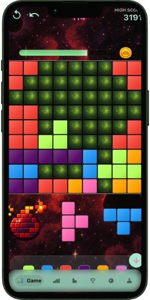 Download Brickosquare block puzzle iOS app from the App Store